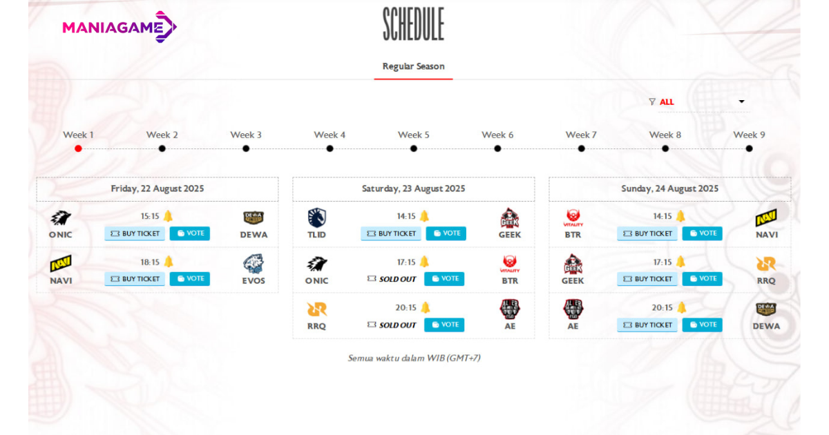MPL ID jadwal
