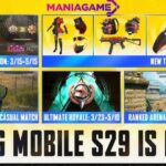 Reward Gratis PUBG MOBILE S29, Klaim Semua Hadiah