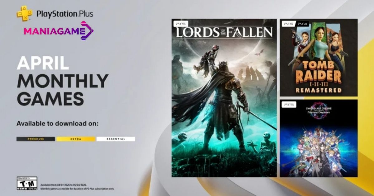 Game Gratis PS Plus April 2026: Lords of the Fallen & Tomb Raider