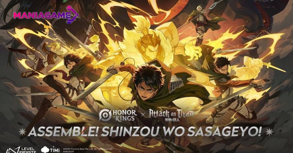 Attack on Titan Kolaborasi Honor of Kings Terbaru