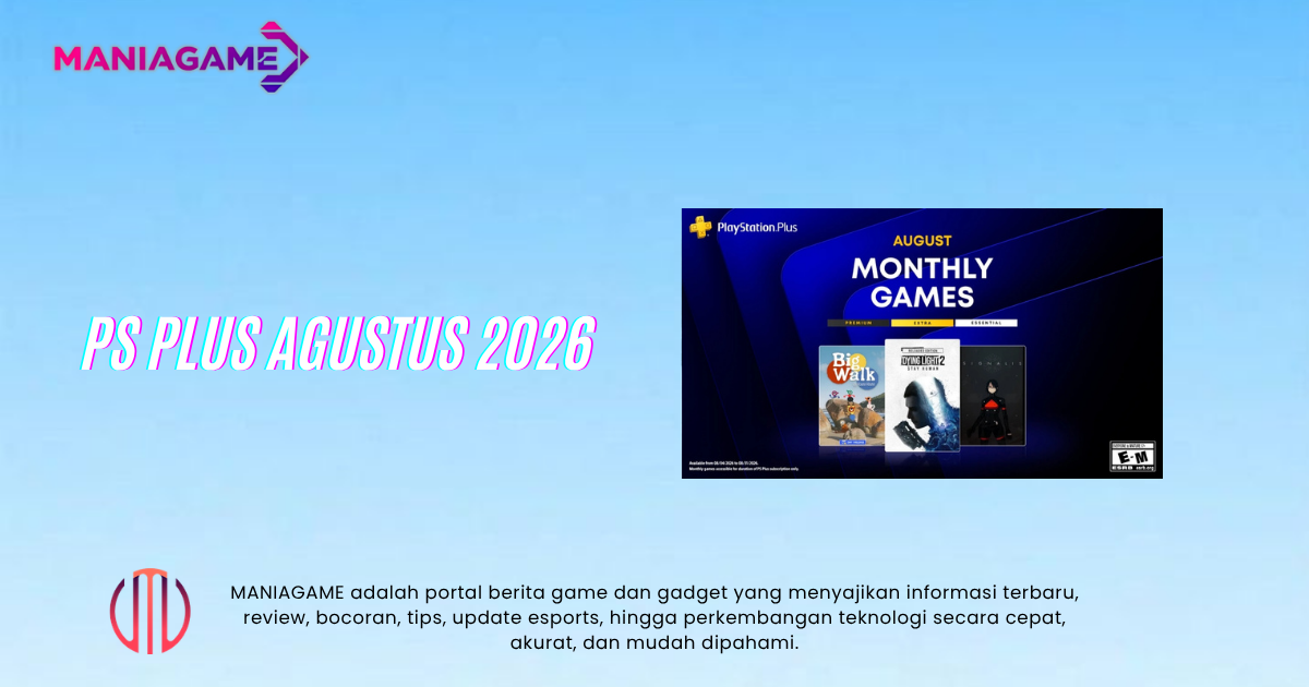PS Plus Agustus Resmi, Ini Daftar Game Gratisnya
