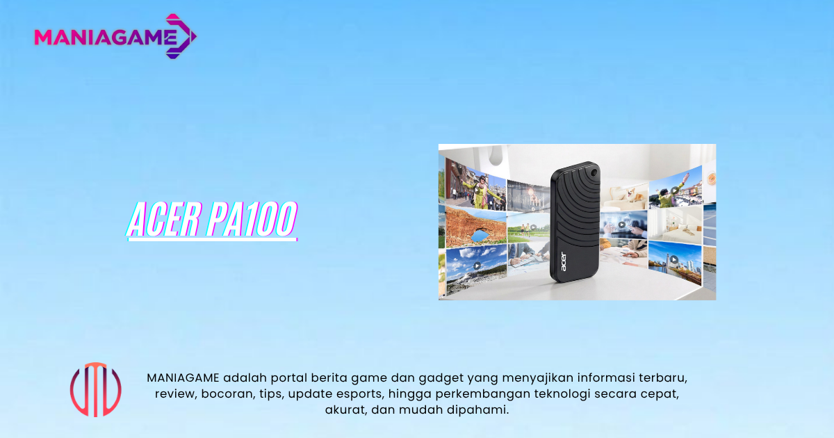 Acer PA100: SSD Portable 2TB dengan Kecepatan 560 MB/s